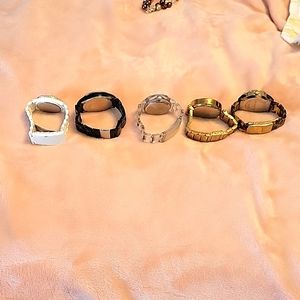 5 Watches - Michael Kors, Fossil, Anne Klien, Charter Club